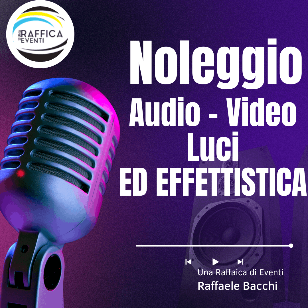 Noleggio Audio Video Luci